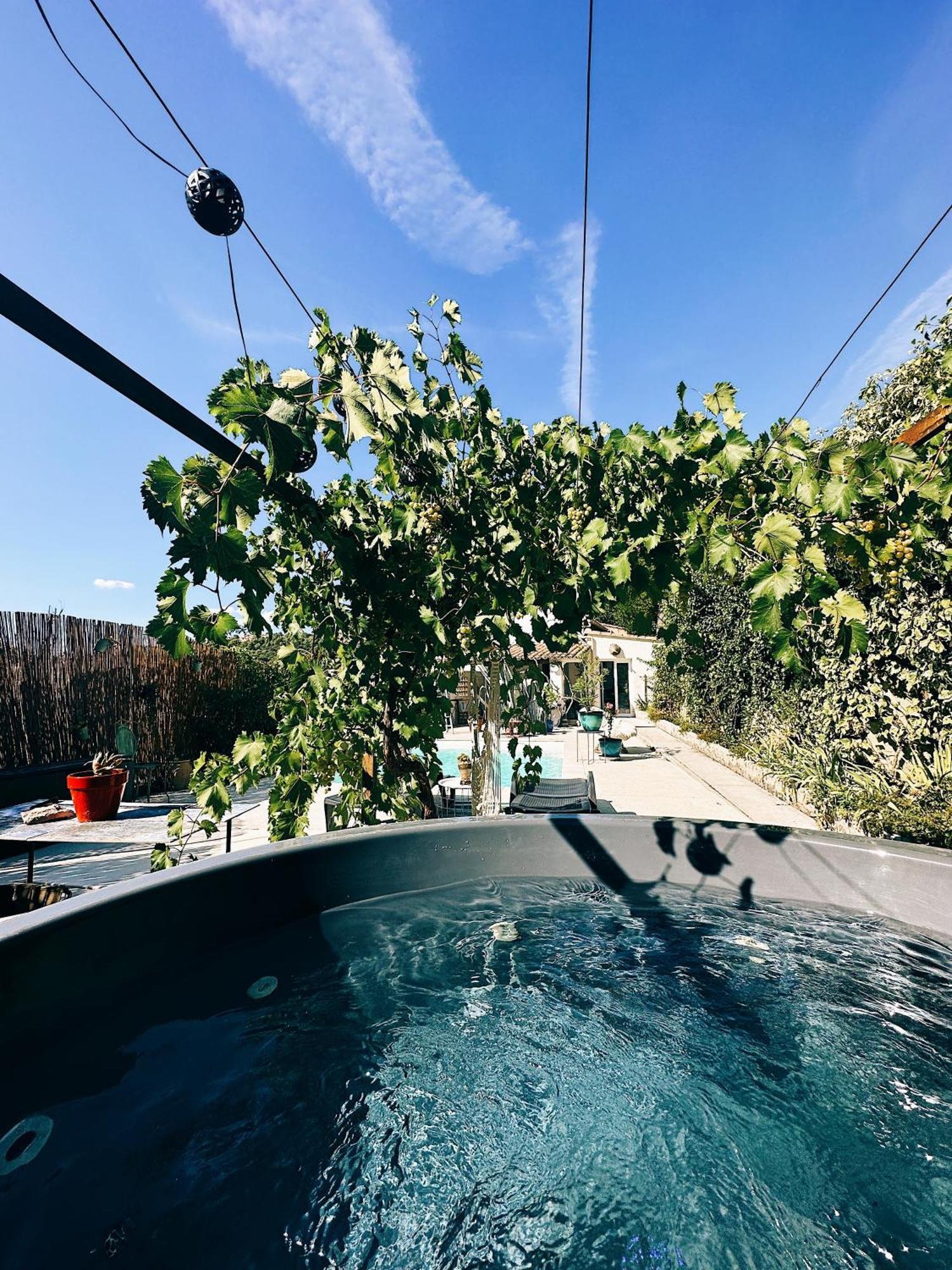 Villa Cabanon Aloe Avec Piscine Chauffee & Bain Nordique à Veaux Extérieur photo
