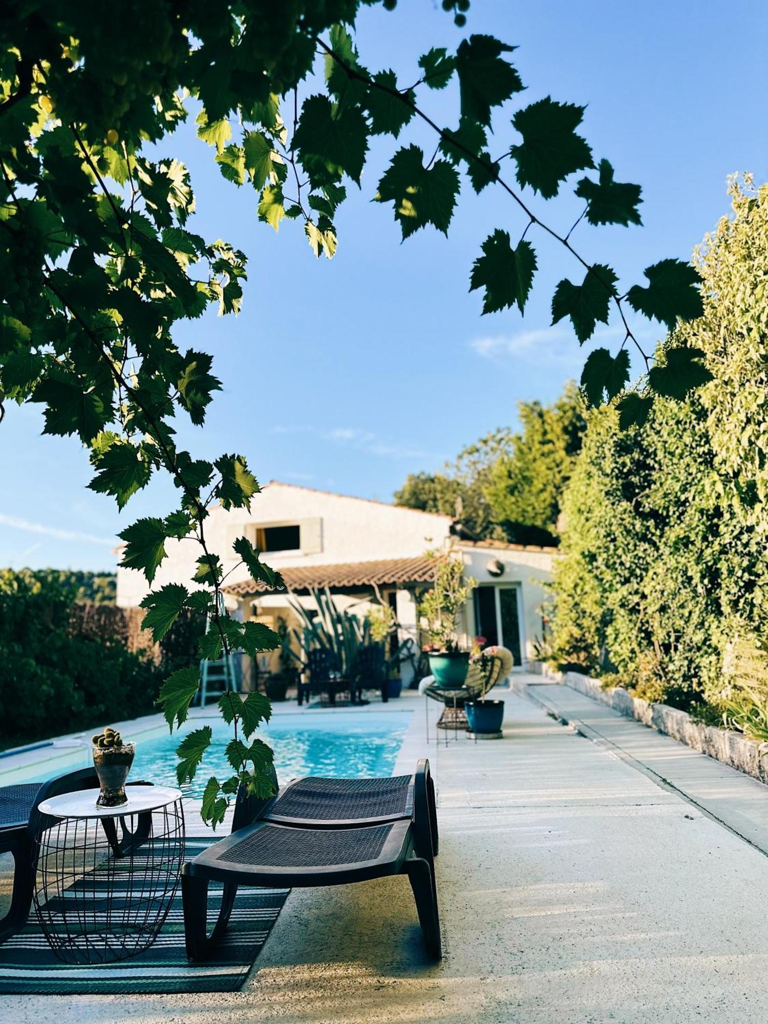 Villa Cabanon Aloe Avec Piscine Chauffee & Bain Nordique à Veaux Extérieur photo